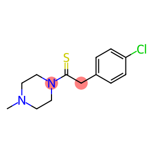 1-[2-(4-Chlorophenyl)ethanethioyl]-4-methylpiperazine