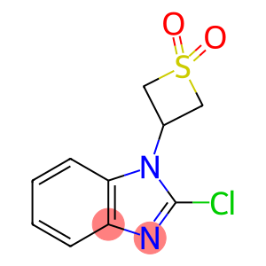 1H-Benzimidazole, 2-chloro-1-(1,1-dioxido-3-thietanyl)-