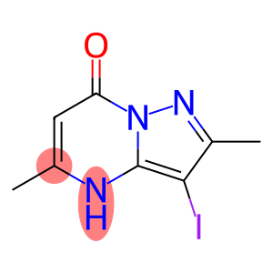 Pyrazolo[1,5-a]pyrimidin-7(4H)-one, 3-iodo-2,5-dimethyl-