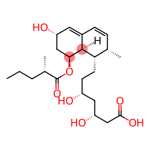 (3R,5R)-3,5-Dihydroxy-7-[(1S,2S,6S,8S,8aR)-6-hydroxy-2-methyl-8-[[(2S)-2-methylpentanoyl]oxy]-1,2,6,7,8,8ahexahydronaphthalen-1-yl]heptanoic acid