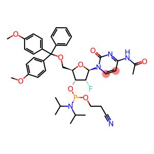 N-乙酰基-5'-O-(4,4-二甲氧基三苯甲基)-2'-脱氧-2'-氟胞苷-3'-(2-氰基乙基-N,N-二异丙基)亚磷酰胺