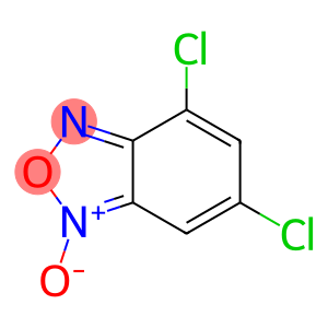 2,1,3-Benzoxadiazole, 4,6-dichloro-, 1-oxide