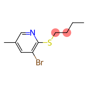 3-Bromo-2-(butylthio)-5-methylpyridine