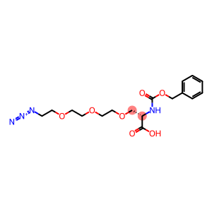 (+)-(2S)-12-azido-2-(N-benzyloxycarbonylamino)-4,7,10-trioxadodecanoic acid