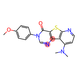 9-(dimethylamino)-3-(4-methoxyphenyl)pyrido[3',2':4,5]thieno[3,2-d]pyrimidin-4(3H)-one