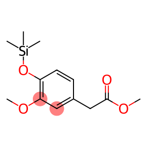 Benzeneacetic acid, 3-methoxy-4-[(trimethylsilyl)oxy]-, methyl ester