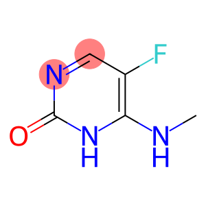 2(1H)-Pyrimidinone, 5-fluoro-4-(methylamino)- (9CI)