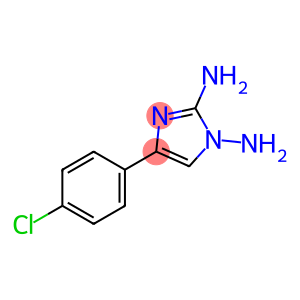 1-AMINO-4-(4-CHLOROPHENYL)-1H-IMIDAZOL-2-YLAMINE