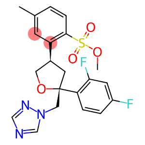 D-erythro-Pentitol, 1,4-anhydro-2,3,5-trideoxy-4-C-(2,4-difluorophenyl)-2-[[[(4-methylphenyl)sulfonyl]oxy]methyl]-5-(1H-1,2,4-triazol-1-yl)-