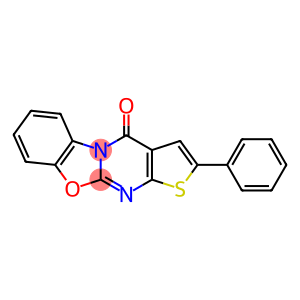 4H-Thieno[2',3':4,5]pyrimido[2,1-b]benzoxazol-4-one, 2-phenyl-