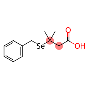 Butanoic acid, 3-methyl-3-[(phenylmethyl)seleno]-