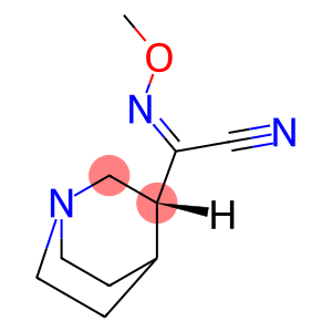 1-Azabicyclo[2.2.2]octane-3-acetonitrile, α-(methoxyimino)-, (αZ,3R)-