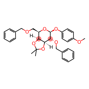 b-D-Galactopyranoside,4-methoxyphenyl 3,4-O-(1-methylethylidene)-2,6-bis-O-(phenylmethyl)-