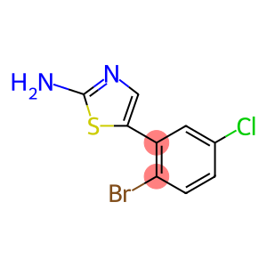 5-(2-Bromo-5-chlorophenyl)thiazol-2-amine