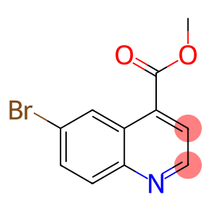 4-Quinolinecarboxylic acid, 6-bromo-, methyl ester