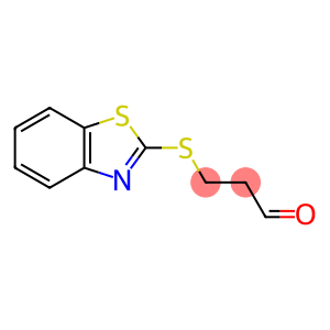 Propanal, 3-(2-benzothiazolylthio)- (9CI)