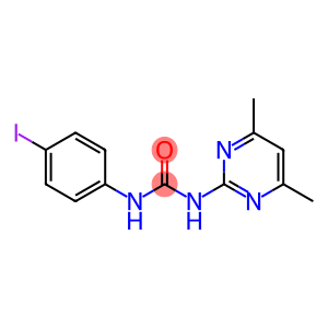 1-(4,6-dimethyl-pyrimidin-2-yl)-3-(4-iodo-phenyl)-urea