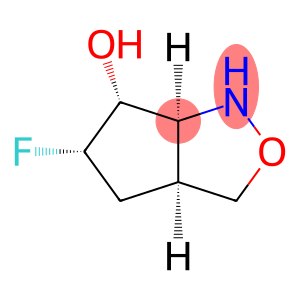 1H-Cyclopent[c]isoxazol-6-ol,5-fluorohexahydro-,[3aS-(3aalpha,5alpha,6alpha,6aalpha)]-