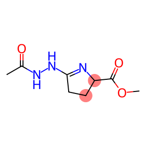 methyl 5-(2-ethanoylhydrazinyl)-3,4-dihydro-2H-pyrrole-2-carboxylate