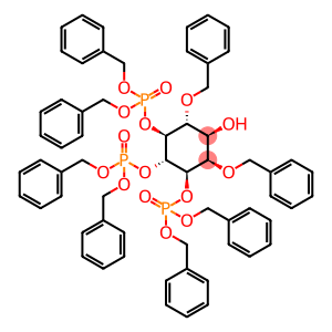 D-myo-Inositol, 2,6-bis-O-(phenylmethyl)-, 3,4,5-trisbis(phenylmethyl) phosphate