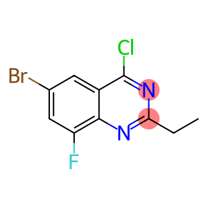 6-溴-4-氯-2-乙基-8-氟喹唑啉