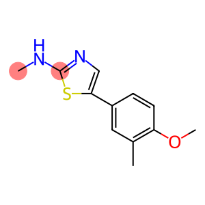 5-(4-Methoxy-3-methylphenyl)-N-methylthiazol-2-amine