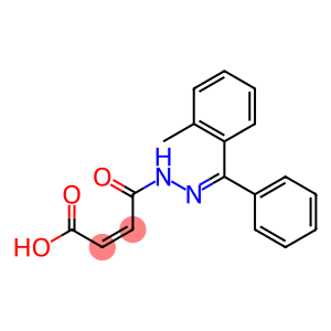 (Z)-3-[[[(2-methylphenyl)-phenyl-methylidene]amino]carbamoyl]prop-2-en oic acid