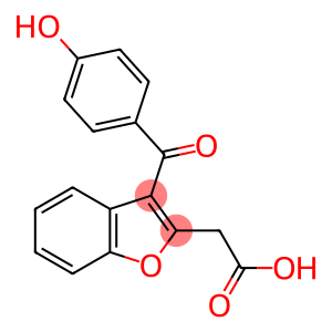2-(3-(4-羟基苯甲酰)苯并呋喃-2-基)乙酸