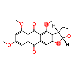 (3aS)-2,3,3aα,12aα-Tetrahydro-4,6,8-trimethoxyanthra[2,3-b]furo[3,2-d]furan-5,10-dione