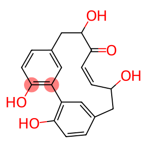 Tricyclo[12.3.1.12,6]nonadeca-1(18),2,4,6(19),10,14,16-heptaen-9-one, 3,8,12,17-tetrahydroxy-