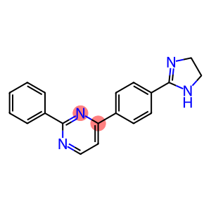 4-[4-(4,5-dihydro-1H-imidazol-2-yl)phenyl]-2-phenyl-pyrimidine