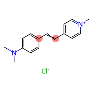 Pyridinium, 4-[2-[4-(dimethylamino)phenyl]ethenyl]-1-methyl-, chloride (1:1)