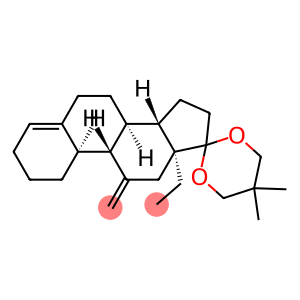 Gon-4-en-17-one, 13-ethyl-11-methylene-, cyclic 2,2-dimethyl-1,3-propanediyl acetal (9CI)