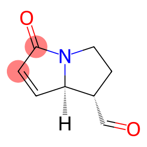 1H-Pyrrolizine-1-carboxaldehyde, 2,3,5,7a-tetrahydro-5-oxo-, (1S-cis)- (9CI)