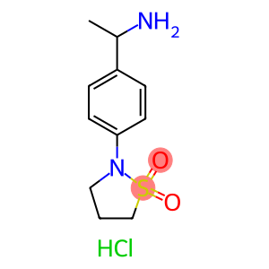 Benzenemethanamine, 4-(1,1-dioxido-2-isothiazolidinyl)-α-methyl-, hydrochloride (1:1)