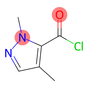 1H-Pyrazole-5-carbonyl chloride, 1,4-dimethyl- (9CI)