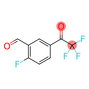 2-Fluoro-5-(2,2,2-trifluoroacetyl)benzaldehyde