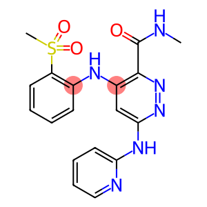 N-(methyl-d3)-4-((2-(methylsulfonyl)phenyl)amino)-6-(pyridin-2-ylamino)pyridazine-3-carboxamide