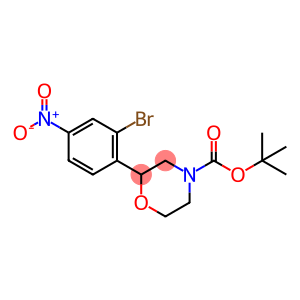 Tert-Butyl 2-(2-bromo-4-nitrophenyl)morpholine-4-carboxylate