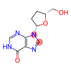 6H-Purin-6-one, 1,9-dihydro-9-[tetrahydro-5-(hydroxymethyl)-2-furanyl]-, (2S-cis)-