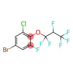 (4-BROMO-2-CHLORO-6-FLUOROPHENYL)-1,1,2,3,3,3-HEXAFLUOROPROPYL ETHER