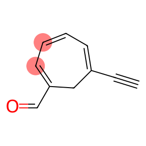 1,3,5-Cycloheptatriene-1-carboxaldehyde, 6-ethynyl- (9CI)