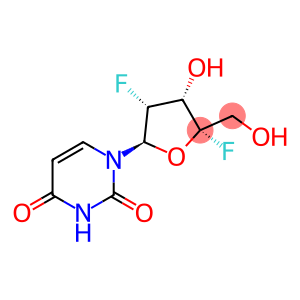 1-((2R,3R,4S,5S)-3,5-Difluoro-4-hydroxy-5-(hydroxymethyl)tetrahydrofuran-2-yl)pyrimidine-2,4(1H,3H)-dione