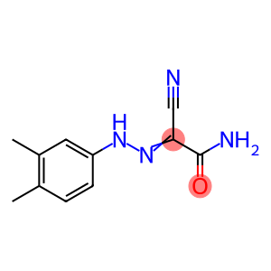 2-cyano-2-[(3,4-dimethylphenyl)hydrazono]acetamide