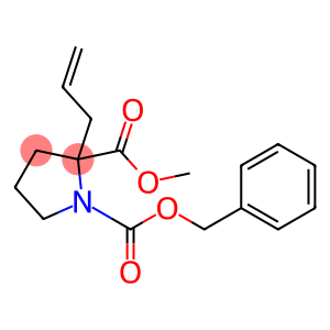 1,2-Pyrrolidinedicarboxylic acid, 2-(2-propen-1-yl)-, 2-Methyl 1-(phenylMethyl) ester