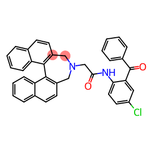 (11bS)- N-(2-Benzoyl-4-chlorophenyl)-3,5- 4H-Dinaphth[2,1-c:1'',2''-e]azepine-4- acetamide