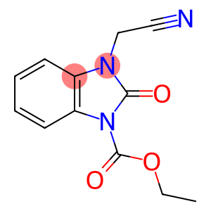 ethyl 3-(cyanomethyl)-2-oxo-2,3-dihydro-1H-benzo[d]imidazole-1-carboxylate