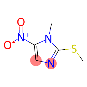 1H-Imidazole,1-methyl-2-(methylthio)-5-nitro-