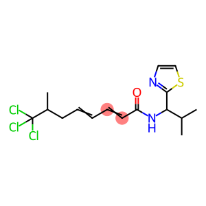 2,4-Octadienamide, 8,8,8-trichloro-7-methyl-N-[2-methyl-1-(2-thiazolyl)propyl]- (9CI)
