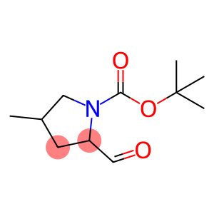 1-Pyrrolidinecarboxylic acid, 2-formyl-4-methyl-, 1,1-dimethylethyl ester